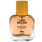 ادکلن زنانه پینک ویژوال Pink Visual مدل لیدی میلیون Lady Million حجم 30 میلی لیتر