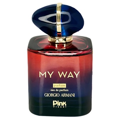 ادکلن زنانه پینک ویژوال Pink Visual مدل جورجیو آرمانی مای وی پارفوم Giorgio Armani My Way Parfum حجم 100 میلی لیتر