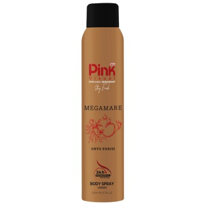اسپری بدن پینک ویژوال Pink Visual مدل مگاماره Megamare حجم 200 میلی لیتر