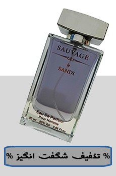 ادکلن مردانه سندی Sandi مدل ساواج Sauvage حجم 90 میلی لیتر